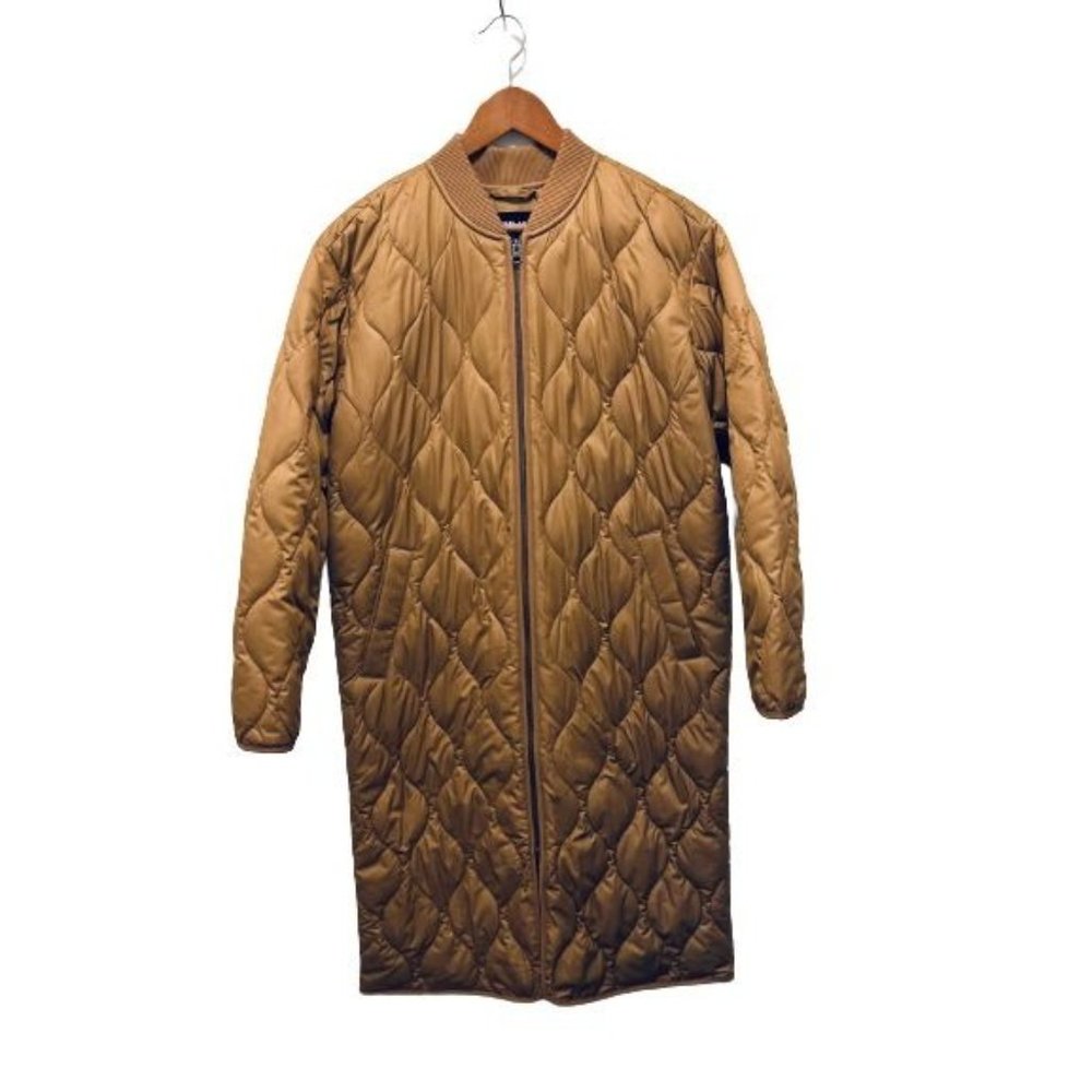 EVERLANE ReNew Long Puffer Coat Quilted Golden-Brown Size Small - Picture 5 of 14
